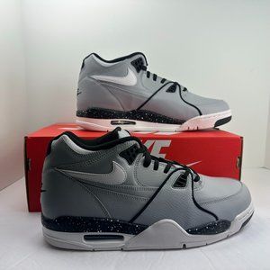 Nike Air Flight 89 306252-027 Men's Wolf Gray/White/Black Sneaker Shoes FNK584